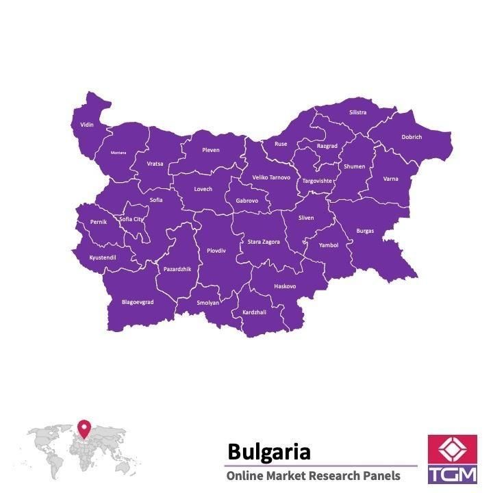 Panel badawczy online w Bułgarii |  Badania rynku w Bułgarii