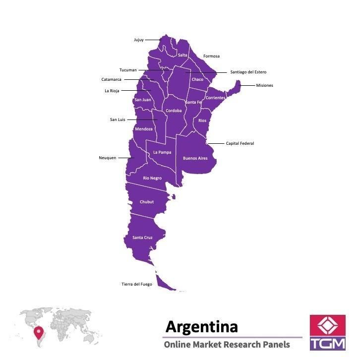 Panel badawczy online w Argentynie |  Badania rynku w Argentynie